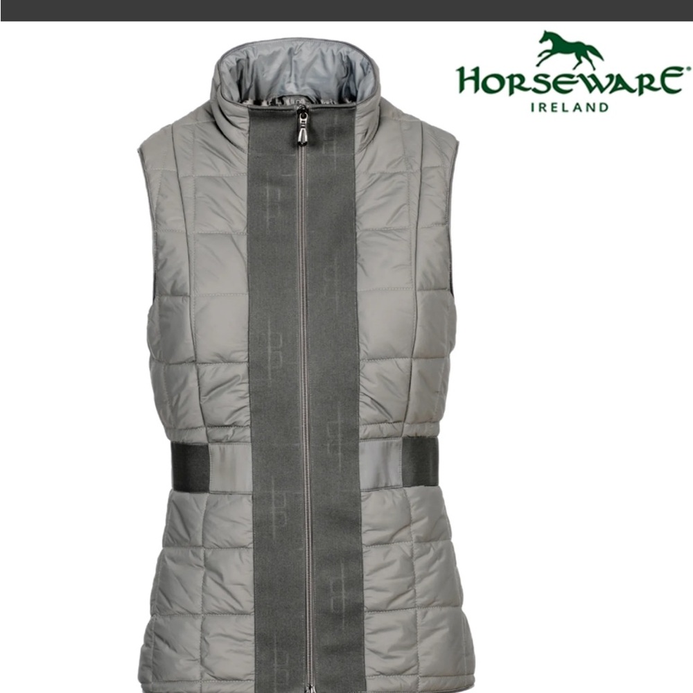 Horseware Ireland AA Platinum Women's Gray Vest S - Picture 2 of 10